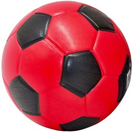 PIŁKA PIANKOWA PU 15CM CZERWONO CZARNA ENERO