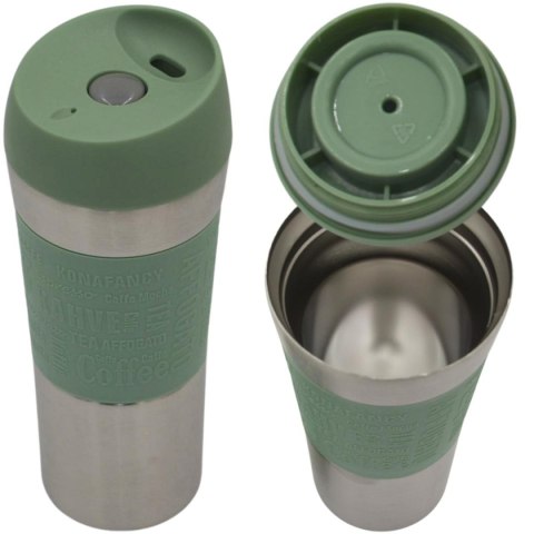 KUBEK TERMICZNY TURYSTYCZNY EXCELLENT HOUSEWARE 350L ZIELONY
