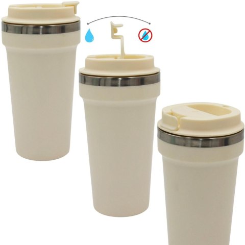 KUBEK TERMICZNY TURYSTYCZNY EXCELLENT HOUSEWARE 500ML - ECRU