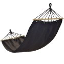 HAMAK OGRODOWY 1 OSOBOWY 200X100CM Z DRĄŻKIEM ANTRACYT 1064055
