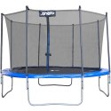 TRAMPOLINA BATUTA OGRODOWA SKŁADANA Z SIATKĄ WEWNĘTRZNĄ 12FT 366CM ENERO