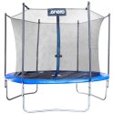 TRAMPOLINA BATUTA OGRODOWA SKŁADANA Z SIATKĄ WEWNĘTRZNĄ 8FT 244CM ENERO