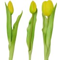 BUKIET 7 TULIPANÓW ŻÓŁTYCH 31CM JAK ŻYWYCH DEKORACJA WIOSENNA
