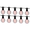 GIRLANDA OGRODOWA PARTY LIGHT 10LED G80 MULTIKOLOR