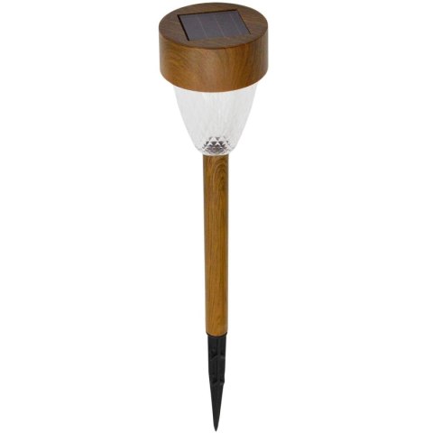 LAMPA SOLARNA IMITACJA DREWNA 7x39CM