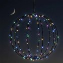 LAMPA SOLARNA WISZĄCA KULA 30CM 120 LED MULTIKOLOR