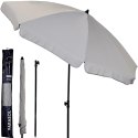 PARASOL OGRODOWY 185CM POPIELATY