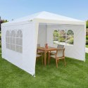 PAWILON NAMIOT OGRODOWY 3X4X2.5M BIAŁY SASKA GARDEN