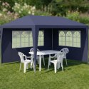 PAWILON NAMIOT OGRODOWY 3X4X2.5M GRANATOWY SASKA GARDEN