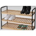 PÓŁKA REGAŁ NA BUTY 3 POZIOMY BAMBUS EXCELLENT HOUSEWARE