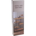 REGAŁ KWIETNIK 5 POZIOMOWY OWALNY 77X30X95CM BLAT MDF DREWNO