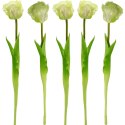 TULIPAN BIAŁY 38CM JAK ŻYWY DEKORACJA WIOSENNA