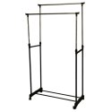 WIESZAK NA UBRANIA 80x42x90-160CM PODWÓJNY EXCELLENT HOUSEWARE