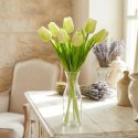TULIPAN BIAŁY 31CM JAK ŻYWY DEKORACJA WIOSENNA