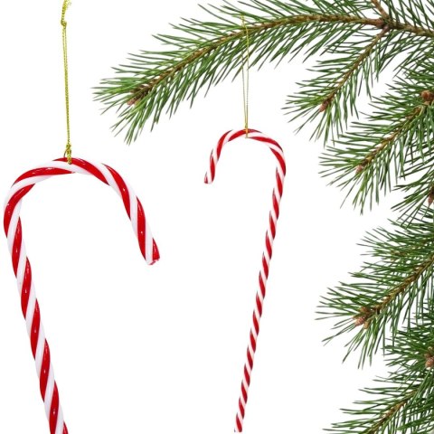 DEKORACJA ŚWIĄTECZNA LASKA CANDY CANE 30CM MICA