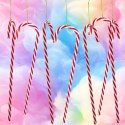 DEKORACJA ŚWIĄTECZNA LASKA CANDY CANE 30CM MICA