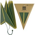 GWIAZDA DEKORACYJNA WISZĄCA PAPIEROWA FSC 18x60CM ZIELONA 7 RAMION MICA