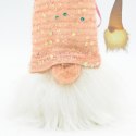 MIKOŁAJ DEKORACYJNY LED 25CM RÓŻOWY
