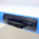 AIR TRACK MATERAC GIMNASTYCZNY MATA ŚCIEŻKA AKROBATYCZNA 300X100X15CM POMPKA ELEKTRYCZNA NIEBIESKA ENERO