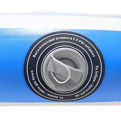 AIR TRACK MATERAC GIMNASTYCZNY MATA ŚCIEŻKA AKROBATYCZNA 300X100X15CM POMPKA ELEKTRYCZNA NIEBIESKA ENERO