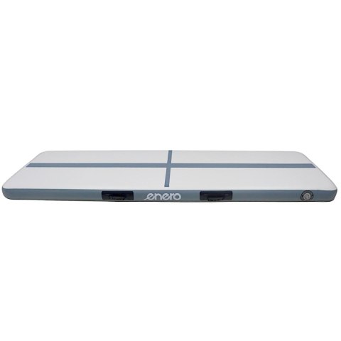 AIR TRACK MATERAC GIMNASTYCZNY MATA ŚCIEŻKA AKROBATYCZNA 300X100X15CM POMPKA ELEKTRYCZNA SZARA