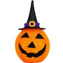 DYNIA DEKORACYJNA Z KAPELUSZEM 68CM HALLOWEEN 30LED