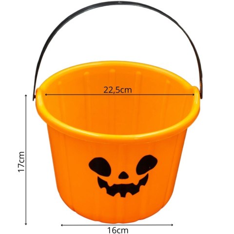 WIADRO NA CUKIERKI HALLOWEEN 17CM