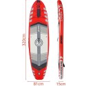 ZESTAW - DESKA SUP 150KG DMUCHANA ENERO 320x81x15CM SHARK