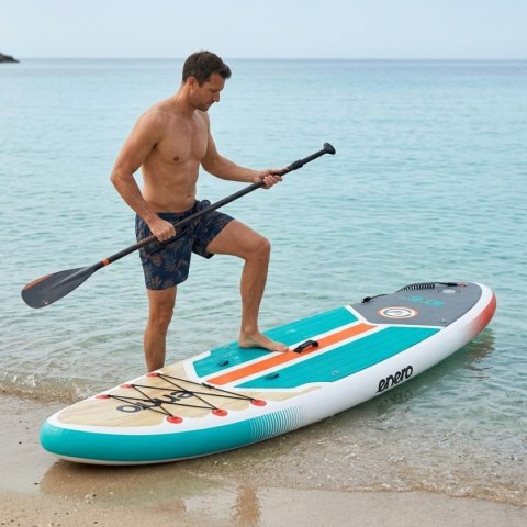 ZESTAW - DESKA SUP DMUCHANA ENERO 320x81x15CM FLOW