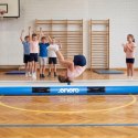 AIR TRACK MATERAC GIMNASTYCZNY MATA ŚCIEŻKA AKROBATYCZNA 300X100X15CM POMPKA ELEKTRYCZNA NIEBIESKA ENERO