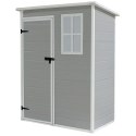 DOMEK OGRODOWY NARZĘDZIOWY PVC 152x91x192,5CM