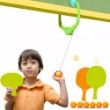 Ping Pong Podwieszany dla Dzieci i Dorosłych + 6 Piłek 2 Rakietki gra