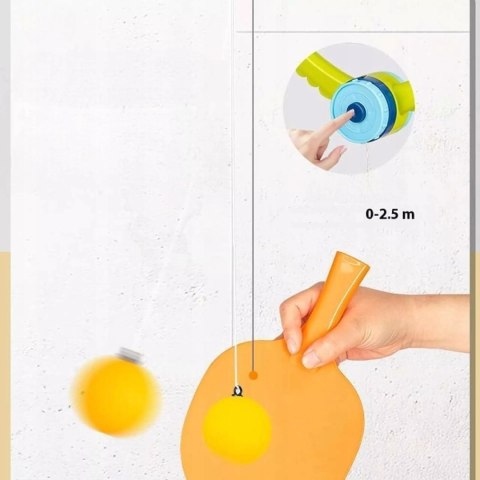 Ping Pong Podwieszany dla Dzieci i Dorosłych + 6 Piłek 2 Rakietki gra