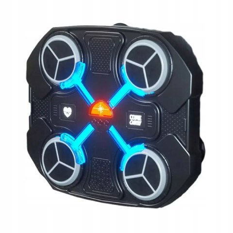 Tarcza Bokserska Muzyczna Bluetooth LED Smart Trening 3 Tryby Czarna