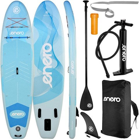 ZESTAW - DESKA SUP 150KG DMUCHANA ENERO 320x81x15CM