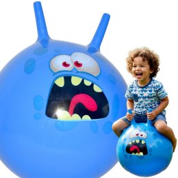 PIŁKA DO SKAKANIA Z ROGAMI SKOCZEK 45CM NIEBIESKA ENERO TOYS