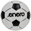 PIŁKA NOŻNA WINYLOWA BIEDRONKA SOCCER BIAŁO CZARNA 21CM 85G ENERO