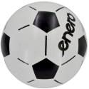 PIŁKA NOŻNA WINYLOWA BIEDRONKA SOCCER BIAŁO CZARNA 21CM 85G ENERO