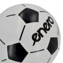 PIŁKA NOŻNA WINYLOWA BIEDRONKA SOCCER BIAŁO CZARNA 21CM 85G ENERO