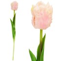 TULIPAN RÓŻOWY 38CM JAK ŻYWY DEKORACJA WIOSENNA
