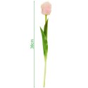 TULIPAN RÓŻOWY 38CM JAK ŻYWY DEKORACJA WIOSENNA