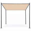 Pergola ogrodowa tarasowa 3x3 m stalowa altana zadaszenie beżowa MultiGarden