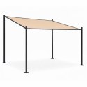 Pergola ogrodowa tarasowa 3x3 m stalowa altana zadaszenie beżowa MultiGarden