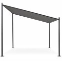 Pergola ogrodowa tarasowa 3x3 m stalowa altana zadaszenie szara MultiGarden