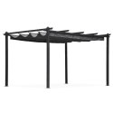 Pergola ogrodowa tarasowa 3x4 m stalowa altana zadaszenie szara MultiGarden
