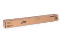 Prostokątny duży parasol ogrodowy skośny łamany z korbą beżowy 200x130 cm MultiGarden
