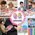 Sensoryczna układanka dwustronna Montessori Zabawka Antystresowa dla Dzieci