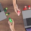 Magnetyczne kulki sensoryczne antystresowe z etui ADHD ASD SI 4 szt różowe