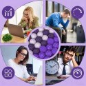 Magnetyczne kulki sensoryczne antystresowe z etui ADHD ASD SI 6 szt fiolet