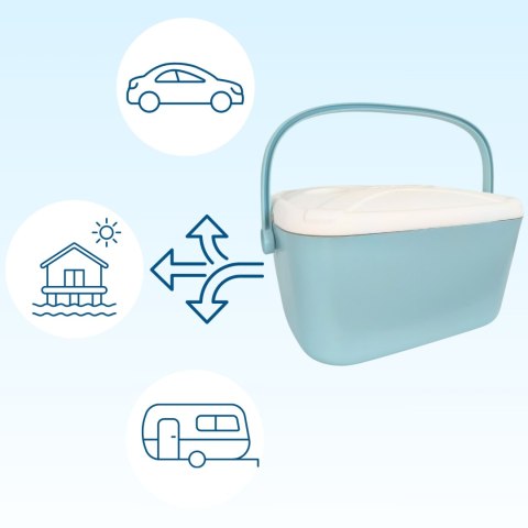 Lodówka ATLANTIC 20L Błękitna Kamai